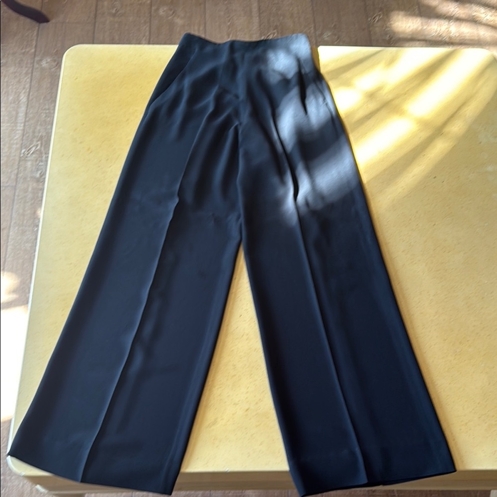 Studio 0001 Ferre Elegant Black Wide-Leg Trousers